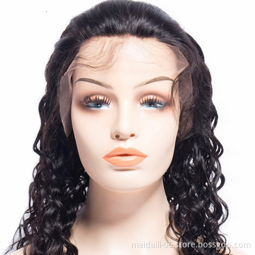 360 Lace Frontal Closure With Baby Hair Virgin Brazilian 100 Human Hair Water Wave Frontal